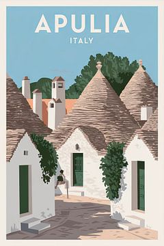 Apulië, Italië. van Poster Art Shop