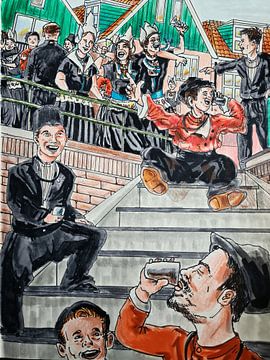 Toen het nog gezellig kon zijn van Michael de Boer