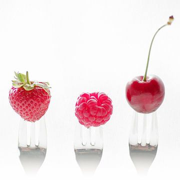 3 fruits 3 forks van Tanja Riedel