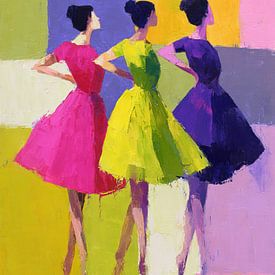 Danse colorée sur Art Merveilleux