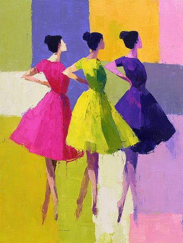 Colorful Dance by Wonderful Art