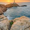 Sonnenaufgang am Faro de Cala Figuera auf Mallorca von Michael Valjak