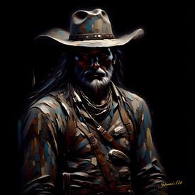 Country & Western - Lone Outlaw von Johannas Art Creations