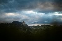 A storm in the mountains