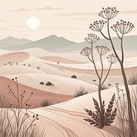 Serene Desert Sunset