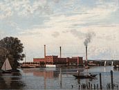 Spindlersfelder Fabrikanlage im Jahr 1881 von Spindlersfeld in Bildern Miniaturansicht