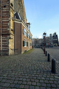 Oude kerkplein Amsterdam