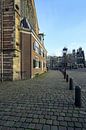 Oude kerkplein Amsterdam van Peter Bartelings thumbnail