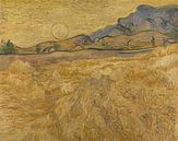 Wheat field with reaper and sun, Vincent van Gogh by Masterful Masters thumbnail