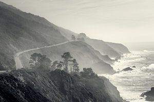 Highway 1 - Californie van Keesnan Dogger Fotografie