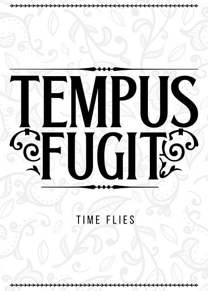 Tempus Fugit – die Zeit verfliegt von Pixelbull Design