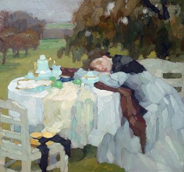 Leo Putz - Late herfst (1908) van Peter Balan