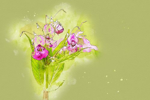 Giant balsam (art, mixed media)