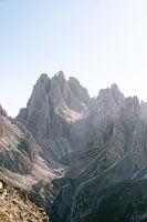 Prachtige rauwe bergtoppen van de dolomieten