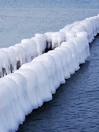 Ice-covered Groins by Jörg Hausmann