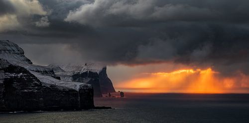 Streymoy Eysturoy kliffen