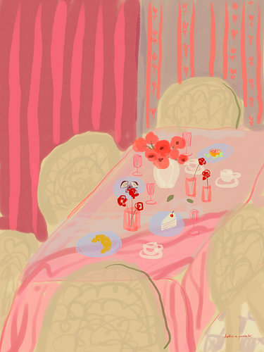 Rosé-Tisch