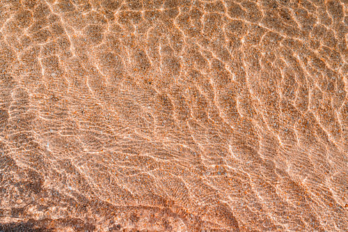 Abstract landscape – Wide-format photo print of summer waves and clear water on the Markermeer