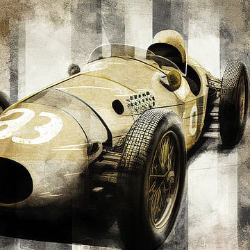 Vintage racing car by Bert Nijholt