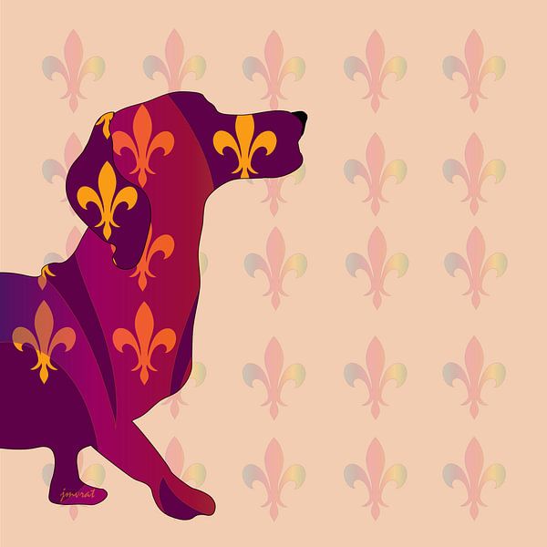 Dachshund Royal V JM1692op by Johannes Murat
