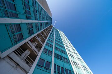 Ganshoren, Brussels Capital Region, Belgium - Low angle view of  van Werner Lerooy