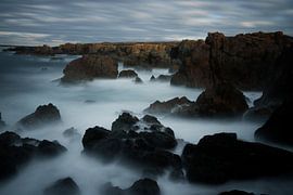 Paysage de falaises près de Sines, Portugal