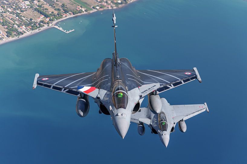 Rafale Solo Display Team 2022 au-dessus de la Grèce. par Jaap van den Berg