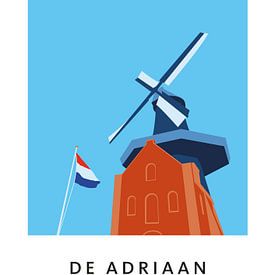 Windmühle Adriaan Haarlem von Erwin van Wijk