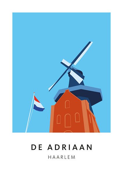 Molen Adriaan Haarlem van Erwin van Wijk