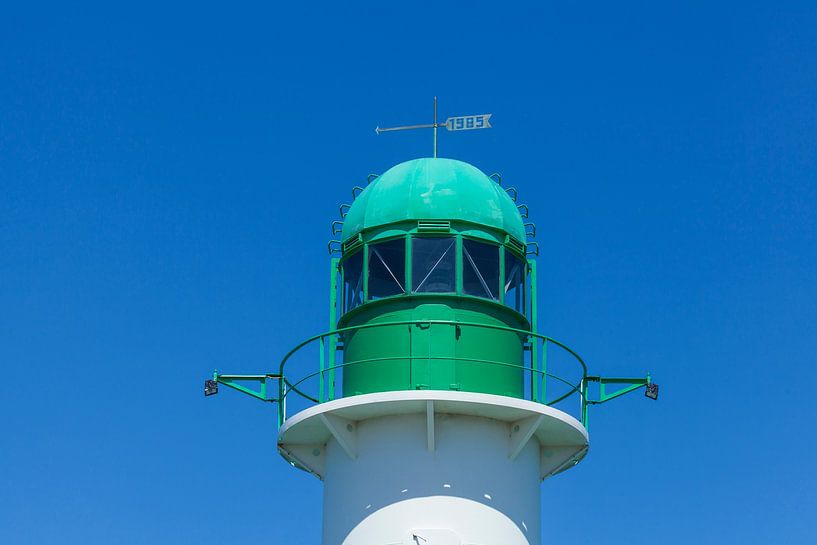 Beacon Westmole, Warnemünde, Rostock, Mecklenburg-Western Pomerania, Germany, Europe by Torsten Krüger