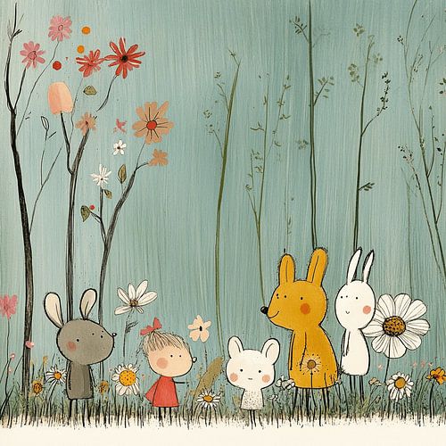 A Day of Fun with Forest Animals