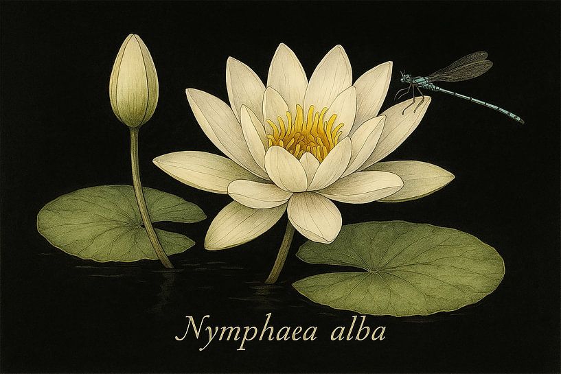 Waterlily - Silence on the Water's Surface by Bert Quaedvlieg