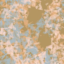 Moderne abstrakte Kunst. Pastell-Farbstudie Nr. 9. Frühling von Dina Dankers