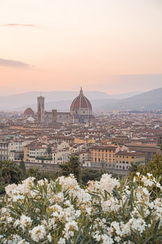 Coucher de soleil à Florence - Italie