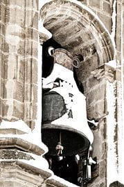 Church bell in the snow by Richella Nouwens
