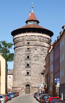 Neutor City Gate, Nuremberg, Bavaria, Germany, Europe