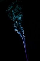 Curly smoke in color