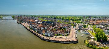 Kampen luchtpanorama in het voorjaar van Sjoerd van der Wal Fotografie