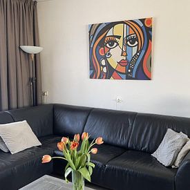 Customer photo: Picasso Piece No. 66.47 by ARTEO Paintings, on canvas