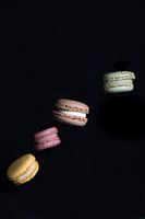 Light and airy floating colourful macarons
