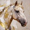 Golden Spirit - Wild Mustang 4 by Johannas Art Creations