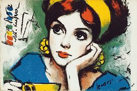 Vrouw Oorbellen | Contemplation Over a Cup