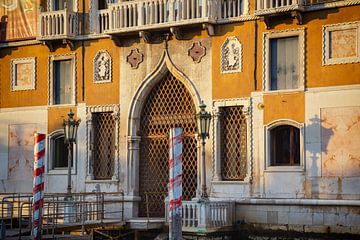Venetian house in the evening sun