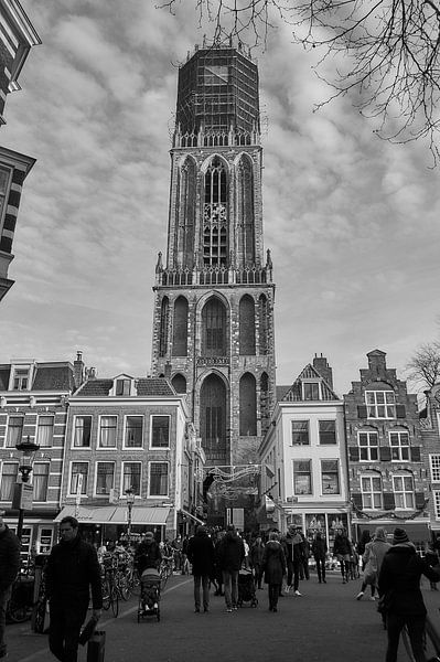 Dom Tower in the historic city center of Utrecht by Ad Jekel