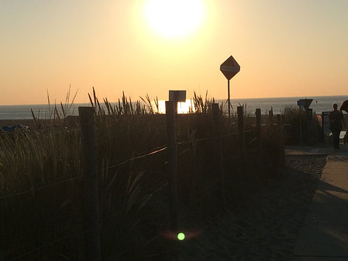 Aan het strand