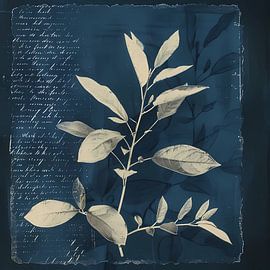 Blauer Druck von Ariadna de Raadt-Goldberg