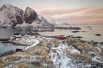 uitzicht op de Lofoten