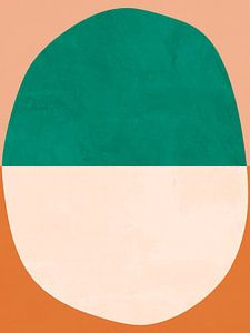 Minimalistische Kunst Retro Stijl