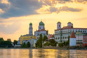 Sonnenuntergang in Passau