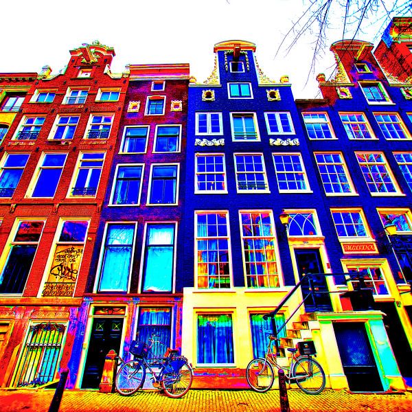 Colorful Amsterdam #114 van Theo van der Genugten